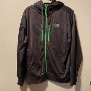 The North face jackets Mens Size Large Full Zip Hoodie Draw‎ String Small Flaw